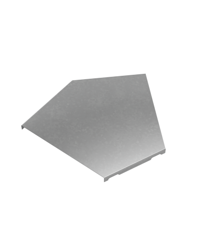 Крышка горизонтального угла 45 гр. 200 мм ПЛЮС HD КМ-Профиль (KGLplus45-200 HD) в Рыбинске Аксессуары для лотков Pintop.ru