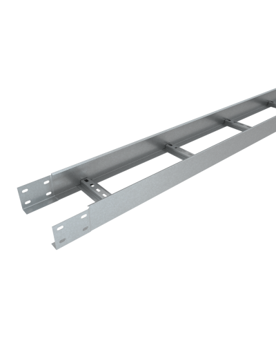 Лоток лестничный 80х600х1,2 L2000 мм Быстрый монтаж HD КМ-профиль (LLS80-600-1.2-2000 HD) в Рыбинске Кабельные лотки Pintop.ru