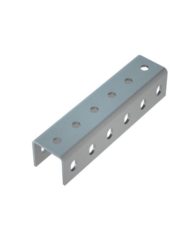 Соединитель усиленного швеллера 50х50х4,0 мм INOX304 КМ-Профиль (SLPU50-50 INOX304) в Рыбинске Аксессуары для лотков Pintop.ru