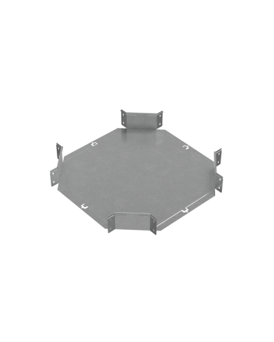 Х-разветвитель 100х400 мм ПЛЮС HD85 КМ-профиль (XDplus100-400 HD85) в Рыбинске Аксессуары для лотков Pintop.ru