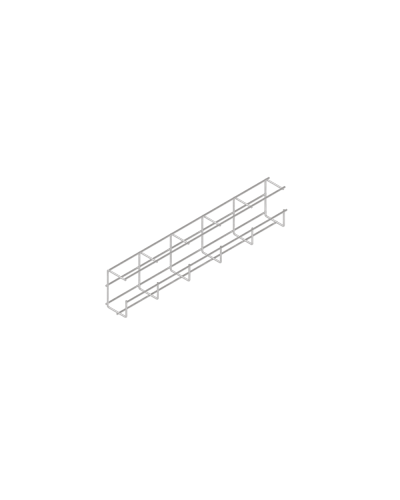 G-образный проволочный лоток 110х65 L3000 мм КМ-Профиль (PLG110-65-3000) в Рыбинске Кабельные лотки Pintop.ru