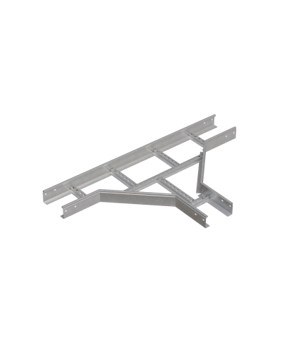 Т-отвод лестничный 80х400х1,5 мм HD85 N КМ-профиль (LTD80-400-1.5 HD85 N) в Рыбинске Аксессуары для лотков Pintop.ru