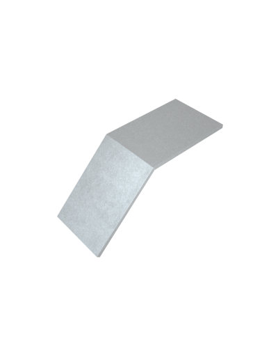 Крышка лестничного вертикального внешнего угла 45 гр. 700 мм HD85 КМ-профиль (KLVL45-700 HD85) в Рыбинске Аксессуары для лотков Pintop.ru