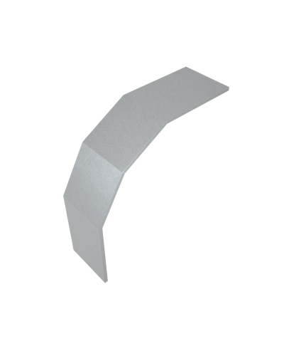 Крышка лестничного вертикального внешнего угла 90 гр. 800 мм HD85 КМ-профиль (KLVL90-800 HD85) в Рыбинске Аксессуары для лотков Pintop.ru