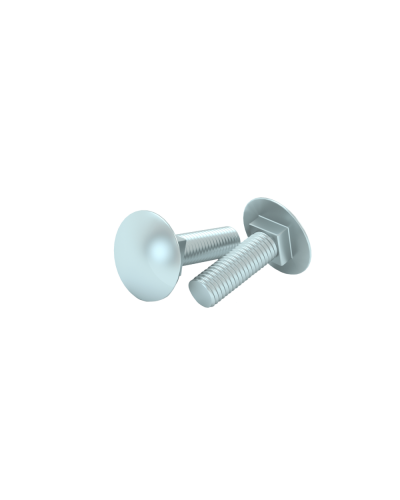 Болт с полукруглой головкой и квадратным подголовком М6х16 мм DIN 603 (упак. 200 шт) КМ-Профиль (BTG6-16) в Рыбинске Крепеж Pintop.ru