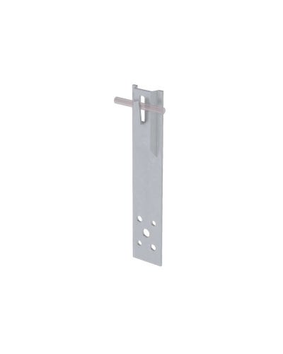 Прямой держатель зажимной для прутка Ø 5-8 мм H60 мм HD КМ-Профиль (DZP-H60-D5-8 HD) в Рыбинске Монтажные материалы Pintop.ru