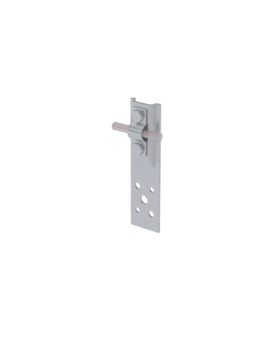 Прямой держатель болтовой для прутка Ø 5-10 мм H80 мм HD КМ-Профиль (DBP-H80-D5-10 HD) в Рыбинске Монтажные материалы Pintop.ru