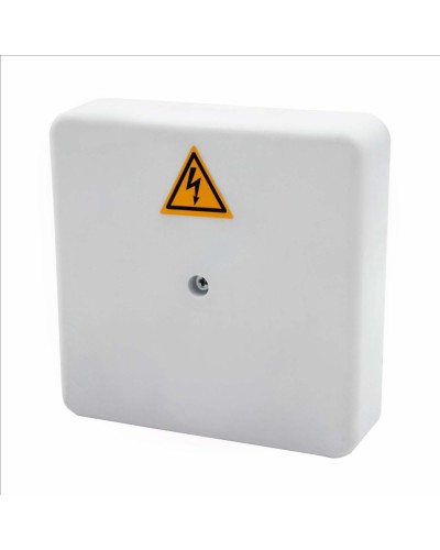 Коробка распределительная огнестойкая КРОПС-П2, IP41, габаритные размеры 100х100х30 мм, для кабелей сечением до 6 мм2, 4 клеммы КМ-Профиль (FRJB-KM-P2-6-04-КРОПС-IP41) в Рыбинске Распределительные коробки Pintop.ru