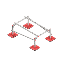 Опорная конструкция для установки оборудования TECHNORAPTOR FOOT 1000х1500 КМ-профиль (KM-TR-F-SSEI-1000-1500)
