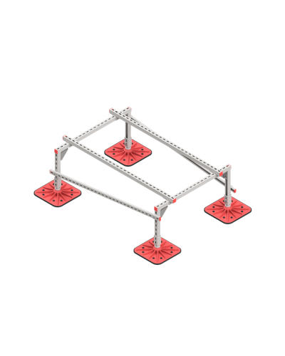 Опорная конструкция для установки оборудования TECHNORAPTOR FOOT 1000х1500 HD КМ-профиль (KM-TR-F-SSEI-1000-1500 HD) в Рыбинске Системы видеонаблюдения Pintop.ru