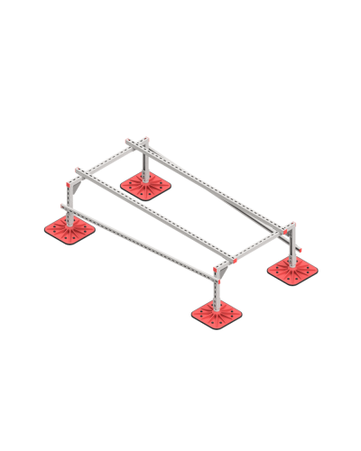 Опорная конструкция для установки оборудования TECHNORAPTOR FOOT 1000х2000 тип 1 HD КМ-профиль (KM-TR-F-SSEI-1000-2000-1 HD) в Рыбинске Системы видеонаблюдения Pintop.ru
