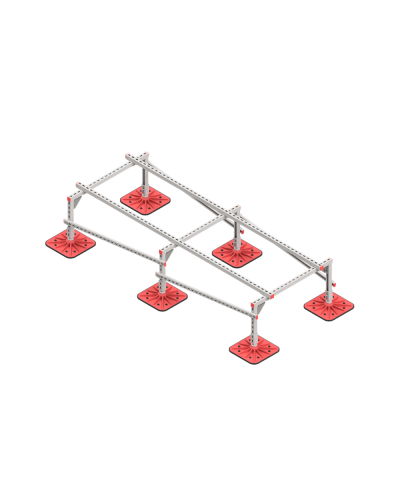 Опорная конструкция для установки оборудования TECHNORAPTOR FOOT 1000х2500 HD КМ-профиль (KM-TR-F-SSEI-1000-2500 HD) в Рыбинске Системы видеонаблюдения Pintop.ru
