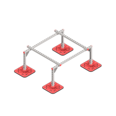 Опорная конструкция для установки оборудования TECHNORAPTOR FOOT 1200х1000 КМ-профиль (KM-TR-F-SSEI-1200-1000)