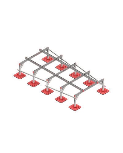 Опорная конструкция для установки оборудования TECHNORAPTOR FOOT 1500х3000 тип 3 HD КМ-профиль (KM-TR-F-SSEI-1500-3000-3 HD) в Рыбинске Системы видеонаблюдения Pintop.ru