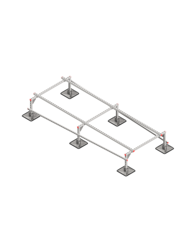 Опорная конструкция для установки оборудования TECHNORAPTOR STEELFOOT 1200х3000 тип 1 HD КМ-профиль (KM-TR-STF-SSEI-1200-3000-1 HD) в Рыбинске Системы видеонаблюдения Pintop.ru