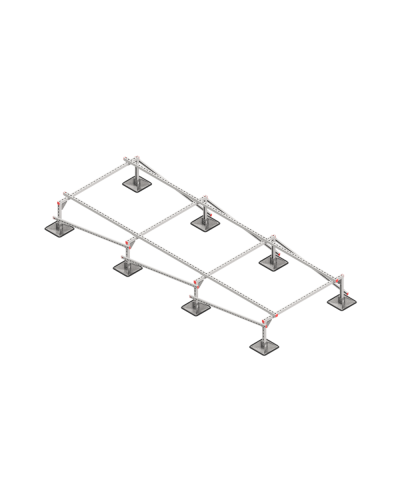 Опорная конструкция для установки оборудования TECHNORAPTOR STEELFOOT 1500х4000 тип 1 КМ-профиль (KM-TR-STF-SSEI-1500-4000-1) в Рыбинске Системы видеонаблюдения Pintop.ru