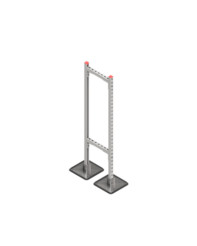 Опорная конструкция для горизонтальных прямоугольных воздуховодов и металлических лотков кабеленесущих систем TECHNORAPTOR STEELFOOT 350х1500 HD КМ-профиль (KM-TR-STF-SSHRAD-350-1500 HD) в Рыбинске Системы видеонаблюдения Pintop.ru