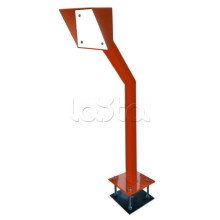 Стойка для считывателя Аякс 150х150 мм, черная, Базовая, наклонная