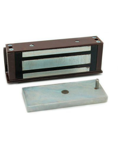 Замок электомагнитный Олевс М1-500 (коричневый) в Рыбинске Электромагнитные замки Pintop.ru