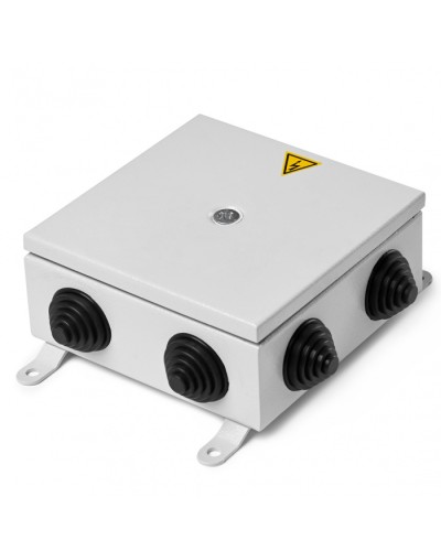 Коробка монтажная огнестойкая металлическая герметичная КМОМГ (8к х 10мм) 150х150х60 IP66 (6 вводов) ПожТехКабель (076-551) в Рыбинске Распределительные коробки Pintop.ru