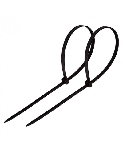 Стяжка нейлоновая неоткрывающаяся, безгалогенная (halogen free) 150x3.6мм, черная (100 шт) в Рыбинске Стяжки-хомуты Pintop.ru