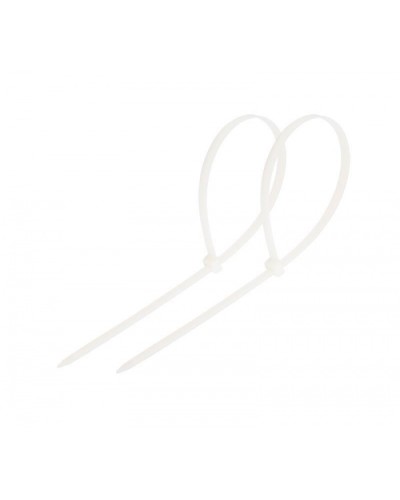 Стяжка нейлоновая неоткрывающаяся, безгалогенная (halogen free) 200x3.6мм, белая (100 шт) в Рыбинске Стяжки-хомуты Pintop.ru