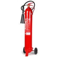 Огнетушитель углекислотный ПОЖТЕХНИКА ОУ-7 ИНЕЙ РФ на шасси (70В, С, Е, до 10 000V) баллон по ГОСТ 949