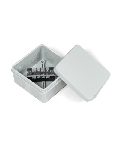 Коробка распред. двухкомп. (HF) 80х80х40 серая Промрукав (PR80.0168) в Рыбинске Распределительные коробки Pintop.ru