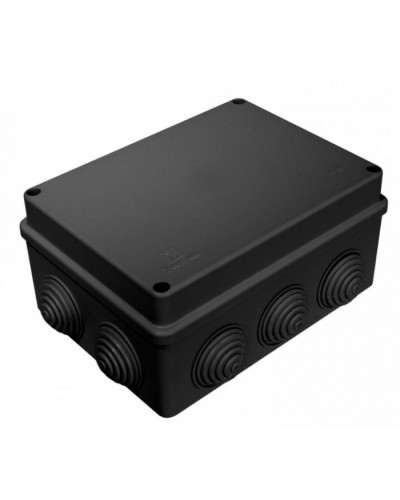 Коробка распределительная для о/п безгалогенная (HF) черная 150х110х70 (28шт/кор) Промрукав (40-0310-9005) в Рыбинске Распределительные коробки Pintop.ru