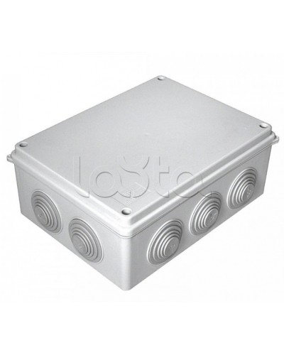 Коробка распределительная для о/п безгалогенная (HF) атмосферостойкая 260х175х90 б/г (7шт/кор) Промрукав (40-03315) в Рыбинске Распределительные коробки Pintop.ru