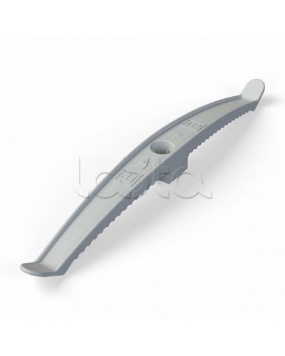 Держатель кабеля двусторонний для прямого монтажа серый (20шт/120шт уп/кор) Промрукав (PR13.0382) в Рыбинске Монтажные материалы Pintop.ru