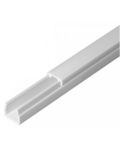 Кабель-канал белый 2-й замок в п/э 12х12 (120 м/уп) Промрукав (PR03.0046) в Рыбинске Кабель-канал Pintop.ru