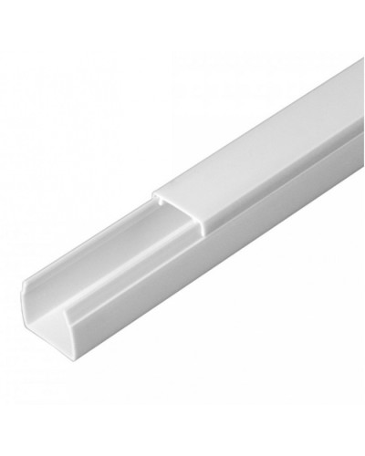 Кабель-канал белый 2-й замок в п/э 16х16 (84 м/уп) Промрукав (PR03.0048) в Рыбинске Кабель-канал Pintop.ru