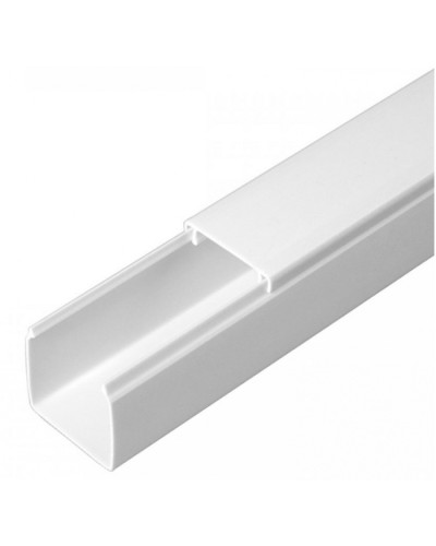 Кабель-канал белый 2-й замок в п/э 25х25 (32 м/уп) Промрукав (PR03.0051) в Рыбинске Кабель-канал Pintop.ru