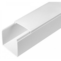 Кабель-канал белый 2-й замок в п/э 60х60 (12 м/уп) Промрукав (PR03.0056)