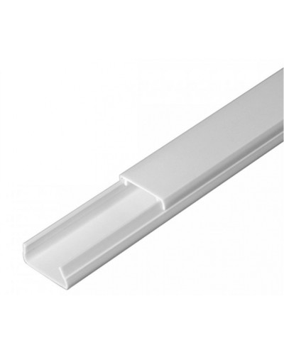 Кабель-канал серый RAL 7035 2-й замок в п/э 20х10 (180м/уп) Промрукав (PR03.0071) в Рыбинске Кабель-канал Pintop.ru