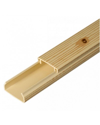 Кабель-канал сосна 2-й замок в п/э 20х10 (96 м/уп) Промрукав (PR03.0181) в Рыбинске Кабель-канал Pintop.ru