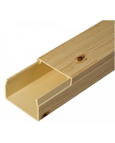 Кабель-канал сосна 2-й замок в п/э 40х25 (24 м/уп) Промрукав (PR03.0185) в Рыбинске Кабель-канал Pintop.ru