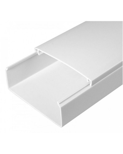 Кабель-канал белый 2-й замок в г/к 100х40 (24м/уп) Промрукав (PR.0510040) в Рыбинске Кабель-канал Pintop.ru