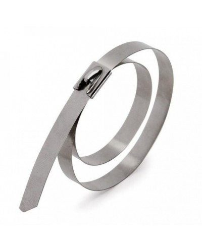 Стяжки кабельные стальные СКС-2 (304) 7,9*400 (100 шт/уп) Промрукав (PR08.4910) в Рыбинске Стяжки-хомуты Pintop.ru