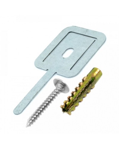 Комплекты для крепления ОКЛ с использованием самореза, дюбеля и хомута FR ПР-40 (100 шт) Промрукав PR08.5201 в Рыбинске Огнестойкие кабельные линии Pintop.ru