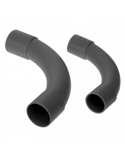 Соединитель угловой черный д25 (5шт/200шт уп/кор) Промрукав (PR13.0171) в Рыбинске Повороты, муфты, тройники Pintop.ru