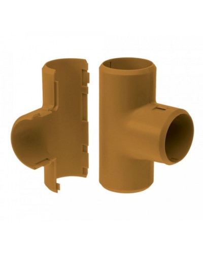 Тройник разборный бук д32 (1шт/200шт уп/кор) Промрукав (PR13.0258) в Рыбинске Повороты, муфты, тройники Pintop.ru