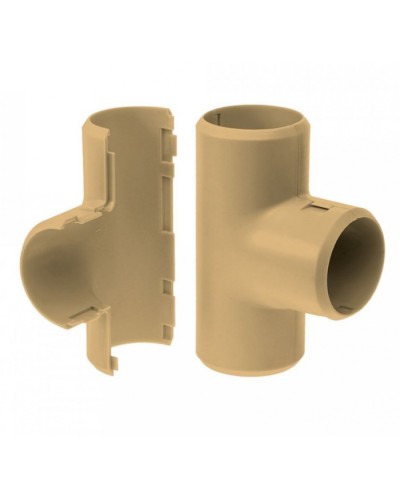 Тройник разборный сосна д25 (30шт/300шт уп/кор) Промрукав (PR13.0289) в Рыбинске Повороты, муфты, тройники Pintop.ru