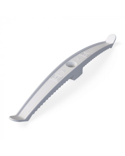 Держатель кабеля двусторонний для прямого монтажа в гофроящике белый (100 шт/кор) Промрукав (PR13.0486) в Рыбинске Аксессуары для кабель-канала Pintop.ru