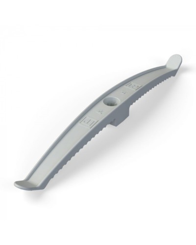 Держатель кабеля двусторонний для прямого монтажа в гофроящике серый (100 шт/кор) Промрукав (PR13.0487) в Рыбинске Аксессуары для кабель-канала Pintop.ru