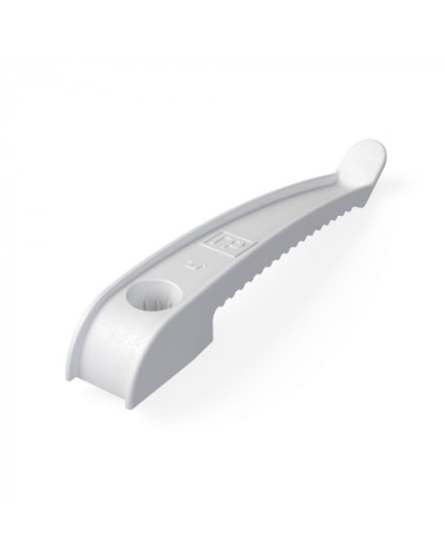 Держатель кабеля односторонний для прямого монтажа в гофроящике белый (200 шт/кор) Промрукав (PR13.0489) в Рыбинске Аксессуары для кабель-канала Pintop.ru