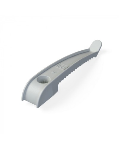 Держатель кабеля односторонний для прямого монтажа в гофроящике серый (200 шт/кор) Промрукав (PR13.0490) в Рыбинске Аксессуары для кабель-канала Pintop.ru