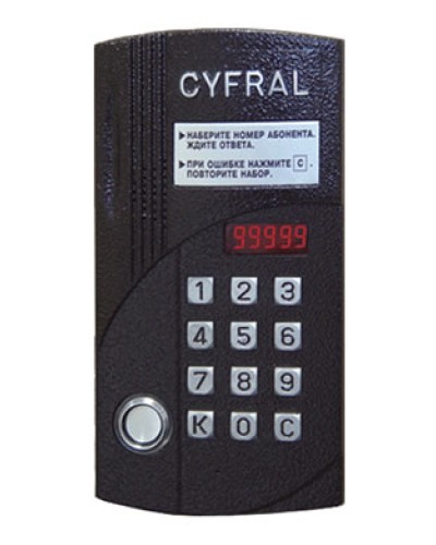 Блок вызова аудиодомофона на 20 абонентов Цифрал CCD-20/TC в Рыбинске Блоки вызова многоабонентные Pintop.ru