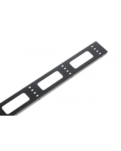 Органайзер кабельный вертикальный для стойки внешний с окнами 49U ЦМО ВКО-СТК-49-9005 в Рыбинске Кабельные органайзеры Pintop.ru